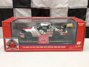 lot 523 image: Red Dog Racing Kenny Wallace #8 124th Scale Die Cast Coin Bank Car