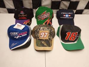 lot 623 image: Nascar Adjustable CapsHats