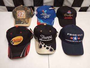 lot 625 image: New Nascar Adjustable CapsHats