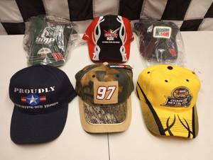 lot 626 image: New Nascar Adjustable CapsHats