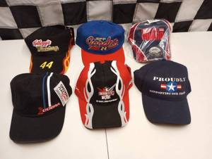 lot 632 image: New Nascar Adjustable CapsHats