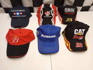 lot 633 image: New Nascar Adjustable CapsHats