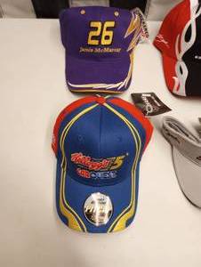 lot 636 image: New Nascar Adjustable CapsHats