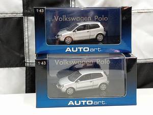 lot 726 image: Autoart VW Polo 143rd Scale Die Cast Cars