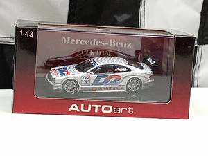lot 728 image: Autoart Mercedes Benz CLK DTM 143rd Scale Die Cast Car