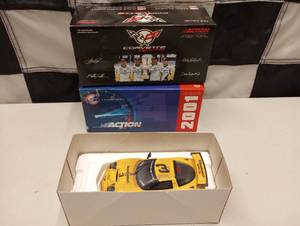 lot 757 image: Action Andy Pilgrim Dale Earnhardt Dale Earnhardt Jr. Kelly Collins #3 Gm Goodwrench Service Plus Raced Version 143rd Scale Die Cast Car