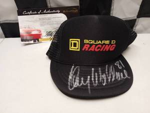 lot 817 image: Autographed 1981 Kenny Wallace Mesh Cap