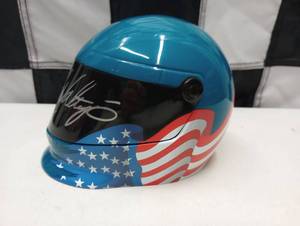 lot 818 image: Autographed Darrell Waltrip Mini Helmet
