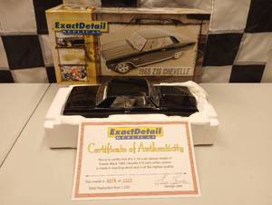 lot 837 image: Exact Detail 1965 Z16 Chevelle Malibu SS 118th Scale Die Cast Car
