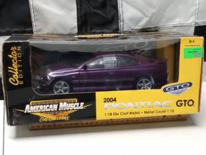 lot 848 image: American Muscle 2004 Pontiac GTO 118th Scale Die Cast
