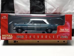lot 846 image: Sun Star 1963 Chevrolet Nova 118th Scale Die Cast