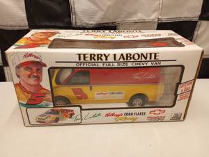 lot 871 image: Hendricks Motorsports Terry Labonte #5 Kelloggs Official Full Size Van Die Cast Replica