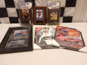 lot 876 image: Nascar Assorted Collectors Sports Plaque and Framed  Photographs