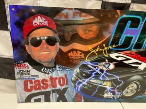 lot 934 image: John Force Aluminum Sign