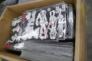 lot 24 image: Box of 200 Zombie family decals