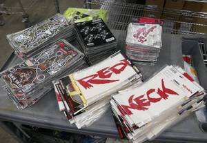 lot 47 image: 300 various decals
