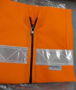 lot 71 image: Two 2XL Blaze Orange Safety Vests