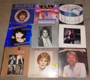 lot 181 image: NINE record albums - Helen Reddy, Neil Diamond, Anne Murray, KT Oslin, Highway 101