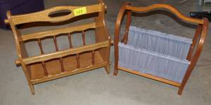lot 182 image: TWO magazine racks