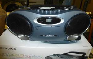 lot 174 image: Boombox with CD, Radio, Cassette player