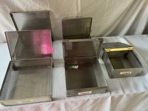 lot 1 image: $$$ Lot Of 5 Phelan Sterilization Basket Perforated Trays For Autoclaves &amp Ultrasonic Cleaners Plus More (Smallest One Is About $150 New) Great Condition