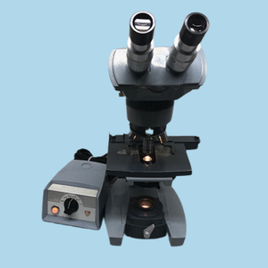 lot 3 image: American Optical Spencer Professional Binocular Microscope Includes 4 Objectives Plus AO 1051 Transformer - Great Working Condition Selling Online Reconditioned For $1600