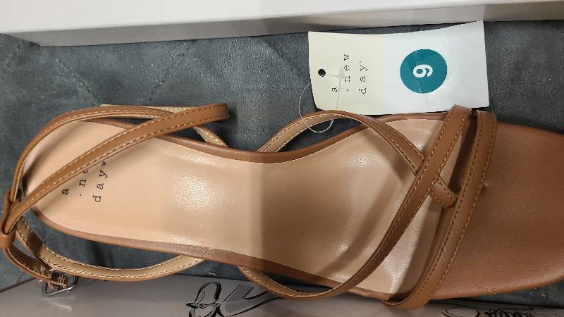 lot 163 image: Size 9 A New Day Slip on strap heels