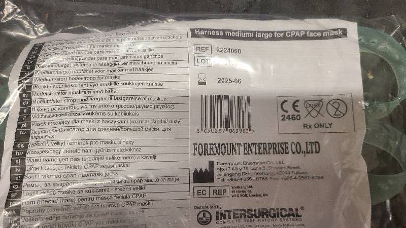 lot 528 image: W CPAP Harness Kits in a 4 pack