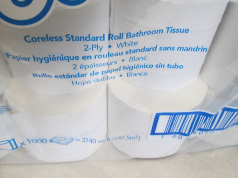 lot 11 image: Scott 04007 Coreless 2-Ply Roll Bathroom Tissue