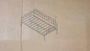lot 16 image: Metal Daybed Frame