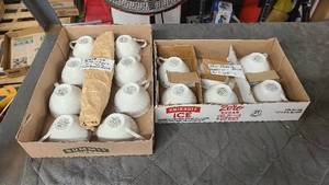lot 150 image: Sets of Rose Dansico Tea Cups