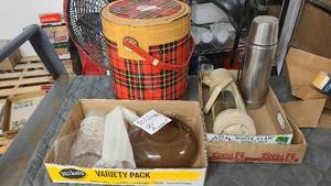 lot 162 image: Set of portable vintage cookware and containers
