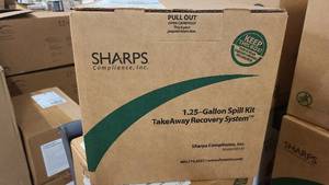 lot 652 image: Sharps 1.25 Gallon Spill kit