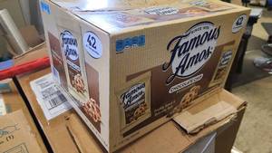 lot 659 image: Box of Famous Amos Chocolate Chip Cookes