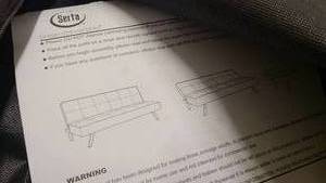 lot 691 image: Serta Futon tops, no bottom legs