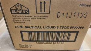 lot 794 image: Elmers Magical Liquid box of 6