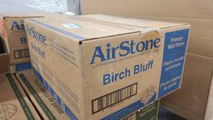 lot 814 image: 3 Boxes of AirStone Birch Bluff Stone Accent wall tiles