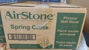 lot 815 image: 3 Boxes of AirStone Spring Creek Stone Accent wall tiles