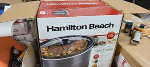lot 703 image: Hamilton Beach 10qt Slow Cooker