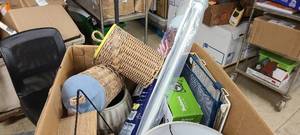 lot 720 image: Box of new household goods and items