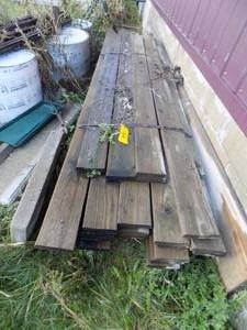 lot 86 image: Lumber 8 & 10 Boards