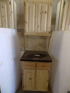 lot 10 image: Free Standing Cabinets  2 drawer, 4 Cupboards
