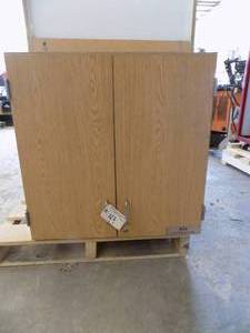 lot 49 image: Upper Wood Cabinet