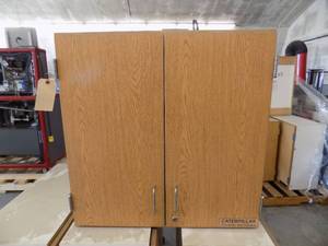 lot 53 image: Upper Wood Cabinet