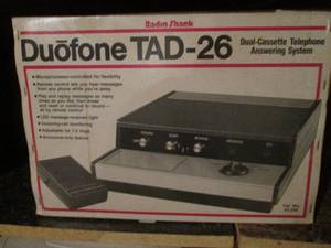 lot 126 image: Duotone TAD -26 dual cassette telephone answering system