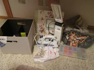lot 198 image: Stamping stamp it up, beads, cards etc
