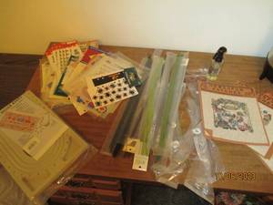 lot 297 image: Large assortment of rub-on stickers etc