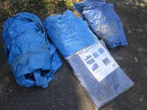 lot 24 image: Lot of assorted size tarps
