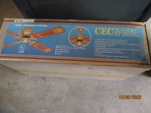 lot 431 image: CEC Newport 52 ceiling fan new in ...
