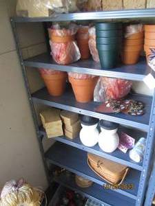 lot 438 image: 7-tier metal storage shelf approxim...
